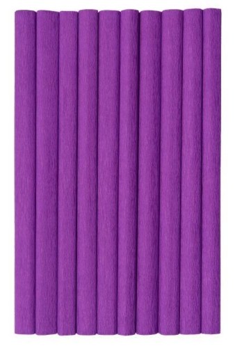 Bibuła marszczona purpura 50x200cm (10szt) HERLITZ