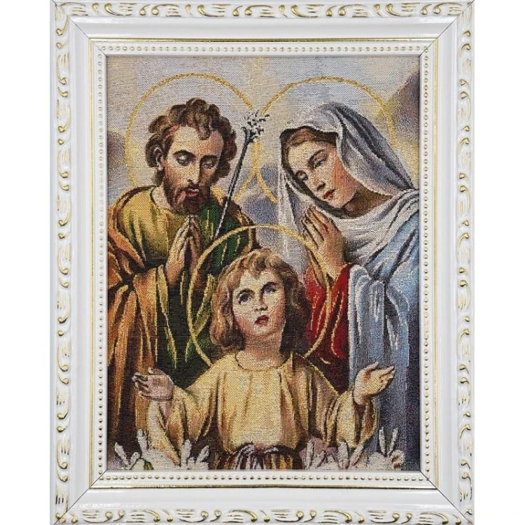 Obraz Haftowany Św. Rodzina 27,5x22cm