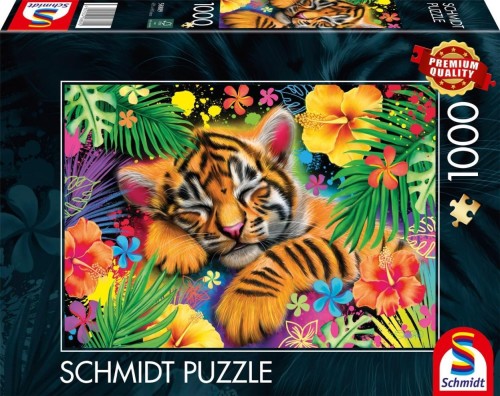 Puzzle 1000 Tygrysiątko, Schmidt