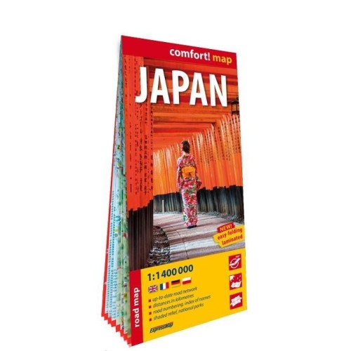 comfort!map Japan 1:1 400 000, praca zbiorowa
