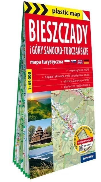 Plastic map... Bieszczady i Góry Sanocko...