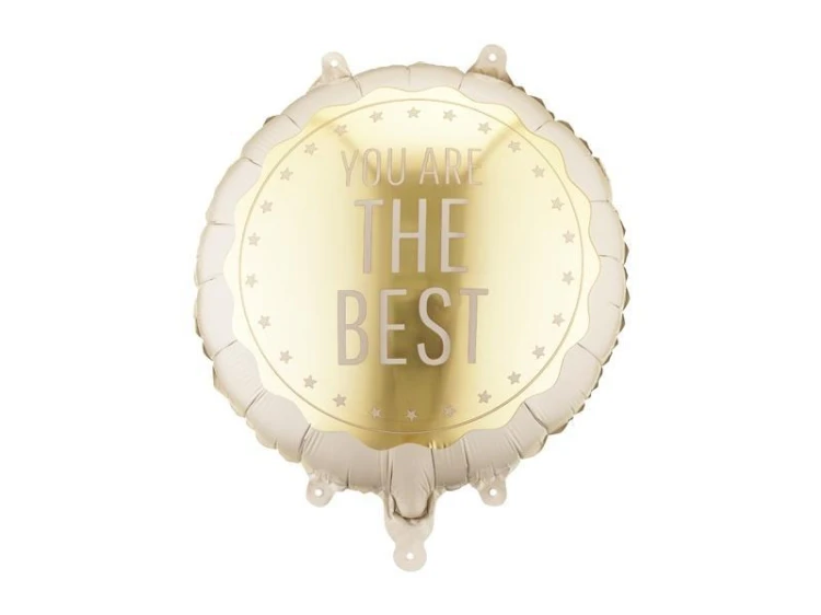 Balon foliowy pastylka You Are The Best 35x35cm