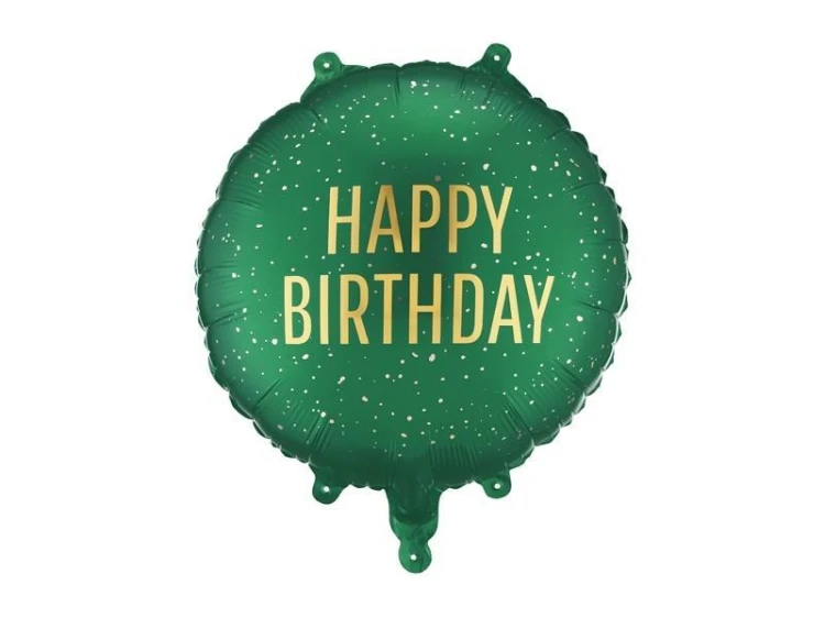 Balon foliowy pastylka Happy Birthday 35x35cm