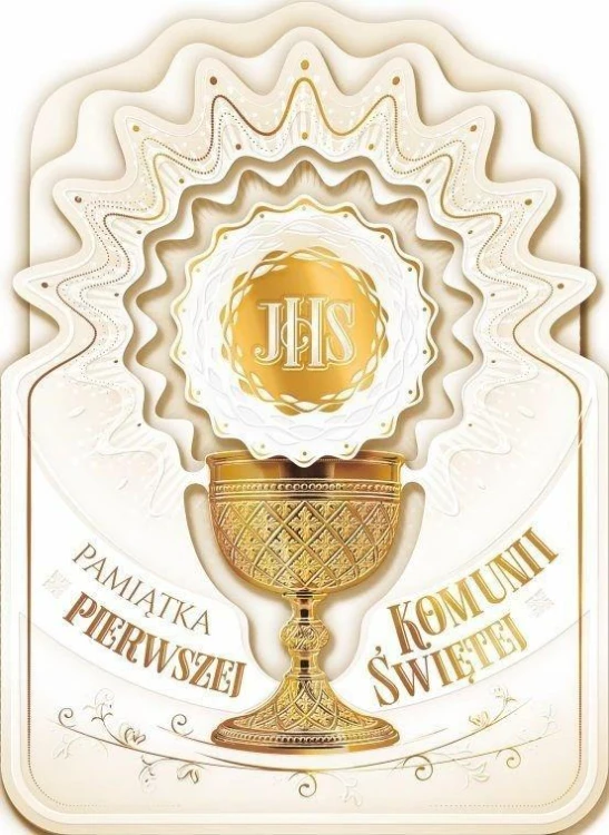 Kartka okolicznościowa Komunia XL03