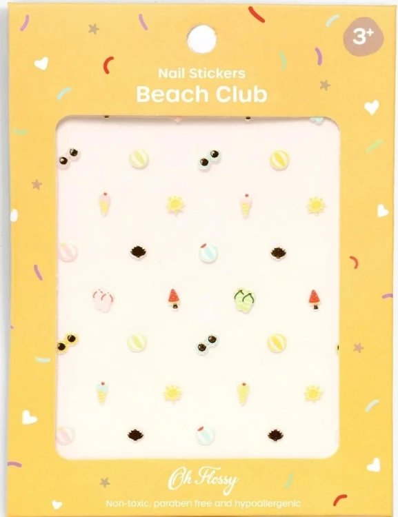 Naklejki na paznokcie dla dzieci Beach Club