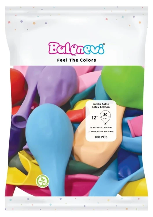 Balony lateksowe Pastel 25cm 100szt