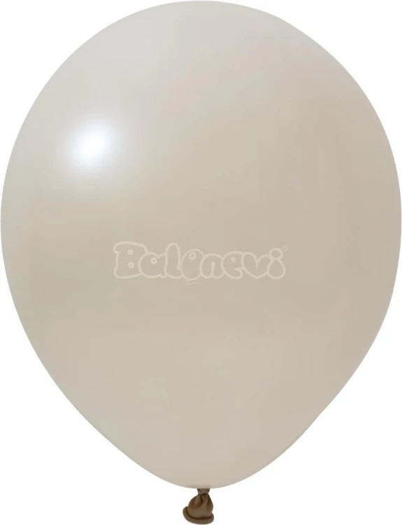 Balony lateksowe Pastel piaskowobiały 25cm 100szt
