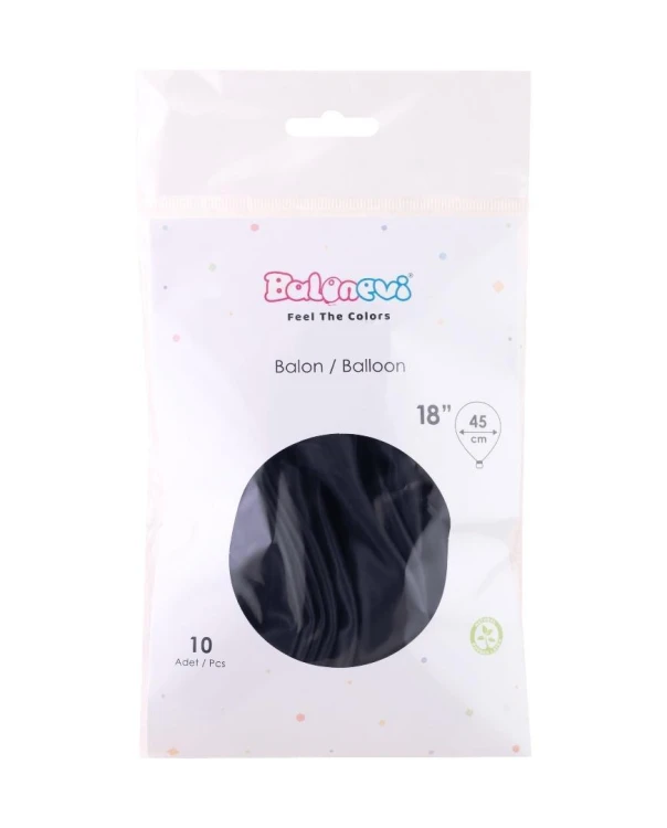 Balony lateksowe Pastel granat 45cm 10szt