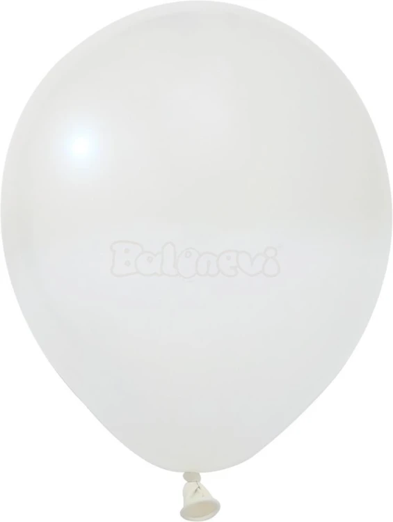Balony lateksowe Pastel białe 30cm 100szt