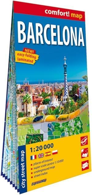 Comfort! map Barcelona 1:20 000 plan miasta