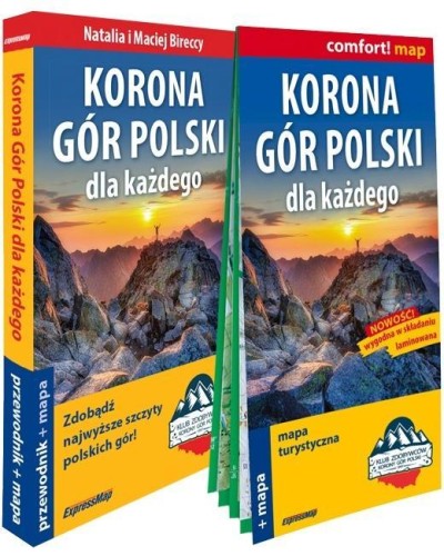 Korona Gór Polski dla każdego przewodnik + mapa