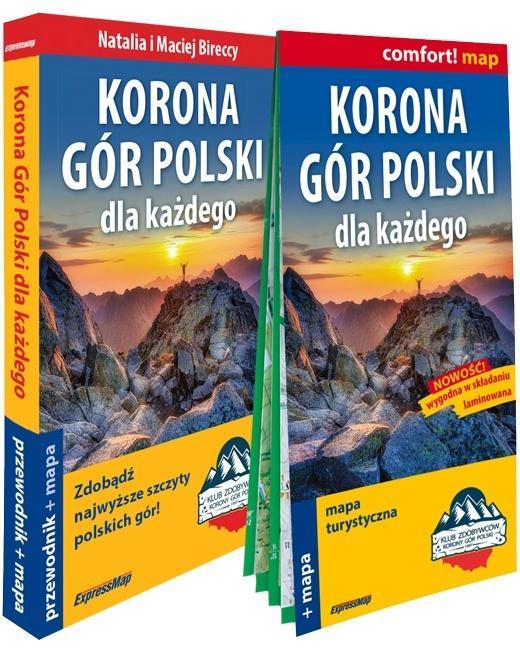 Korona Gór Polski dla każdego przewodnik + mapa
