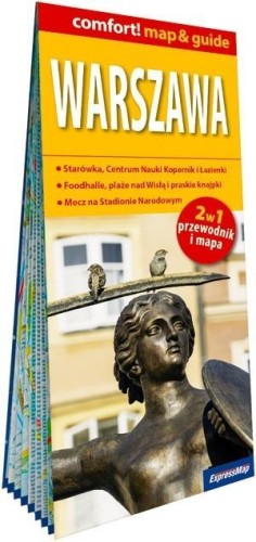 Comfort!map&guide Warszawa 2w1 przewodnik + mapa