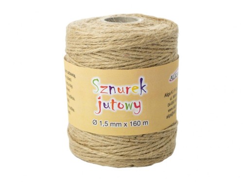 Sznurek jutowy 1,5mmx160m, Aliga