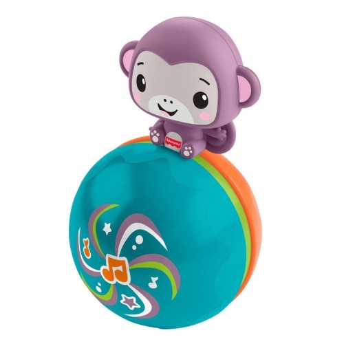 Fisher-Price Fioletowa Małpka Piłeczka