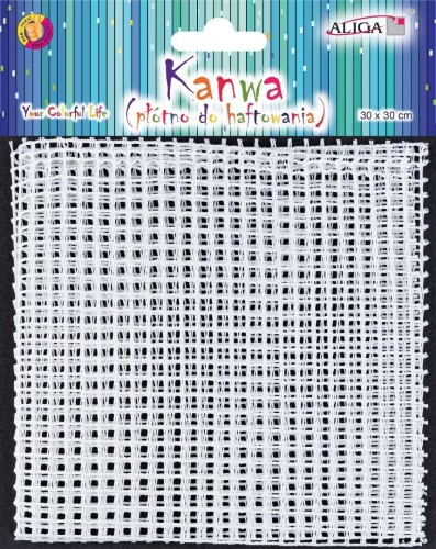 Kanwa płótno do haftowania 30x30cm oczka 5x5mm