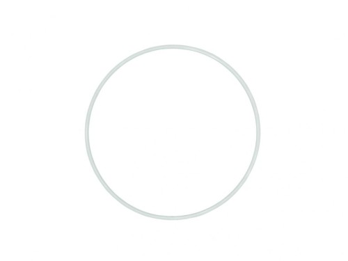 Ring metalowy biały 24cm, Aliga