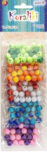 Koraliki plastikowe 10mm 50g, Aliga