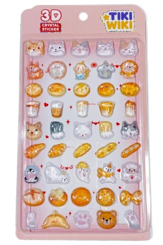Naklejki 3D Crystal Kotki, Kiddisvit