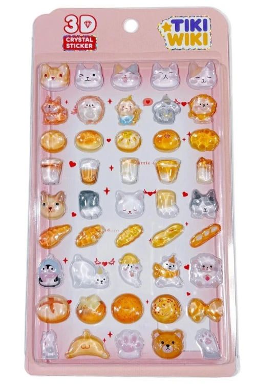 Naklejki 3D Crystal Kotki, Kiddisvit