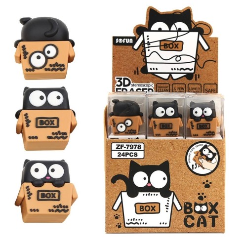 Gumka Cat (24szt), Cresco