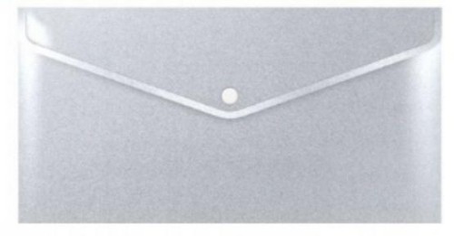 Teczka koperta A6 PP stardust silver, Biurfol