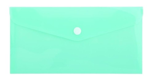 Teczka koperta DL PP pastel zielony, Biurfol