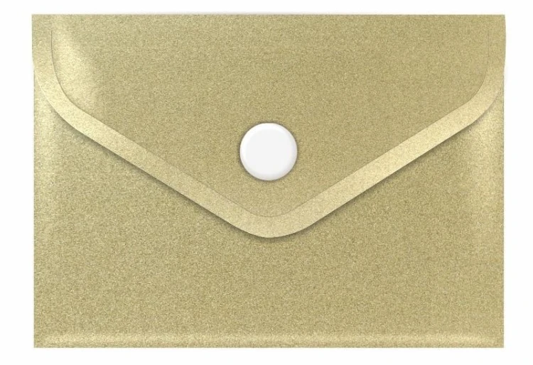 Teczka koperta A7 PP stardust gold, Biurfol