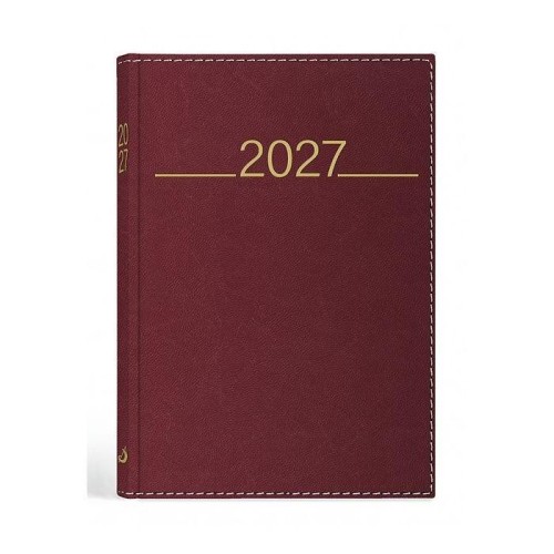 Terminarz 2027 A5 Madrid bordowy