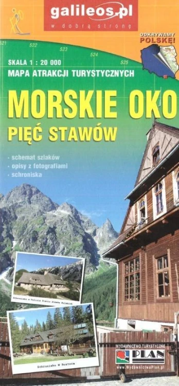 Mapa - Morskie Oko 1:20 000 w.2024, praca zbiorowa