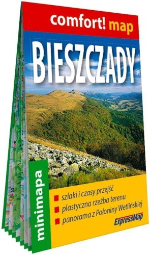 Comfort! map Bieszczady minimapa, praca zbiorowa