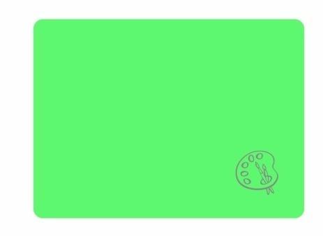 Podkładka do prac plastycznych A4 PP neon zielony