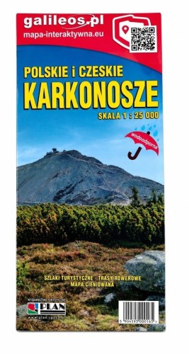 Mapa turyst. Polskie i Czeskie Karkonosze 1:25 000