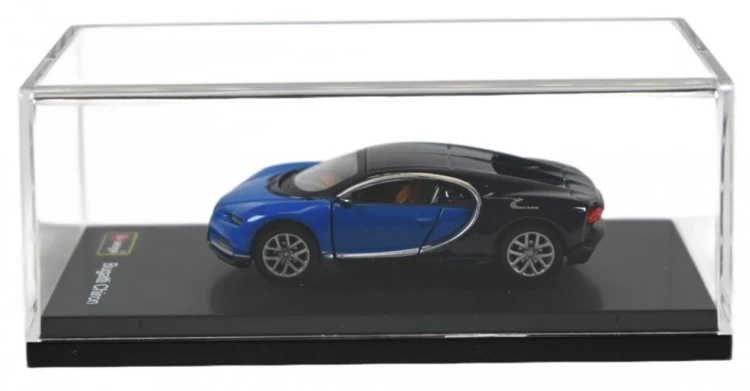Bugatti Chiron 1:64 metal. blue, BBurago