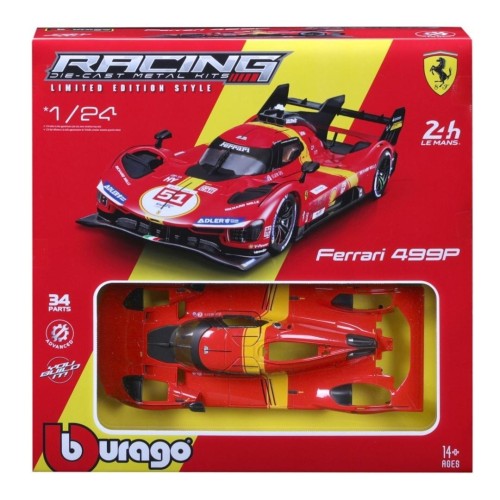 Ferrari Racing Model Kit - 499P Lmh BW PB, BBurago