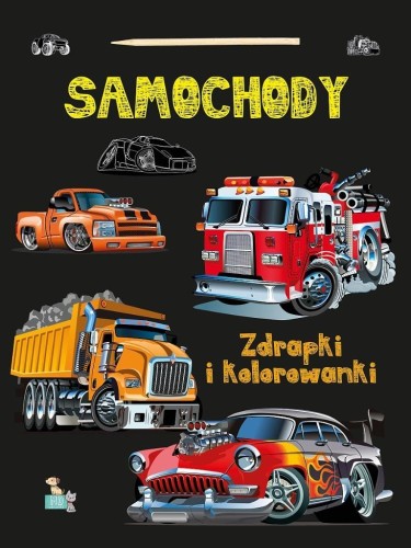 Zdrapki i kolorowanki. Samochody, praca zbiorowa