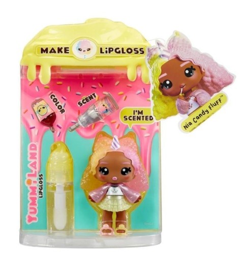 Yummiland Lipgloss Doll - Nia Candy Fluff, MGA