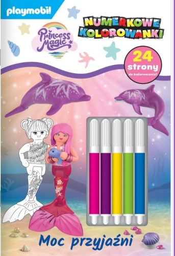 Playmobil Princess Magic. Numerkowe kolorowanki
