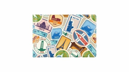Okładka na dokumenty małe travel, Biurfol