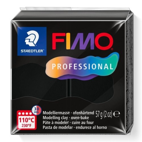 Masa termoutwardzalna Fimo 57g czarny, Staedtler