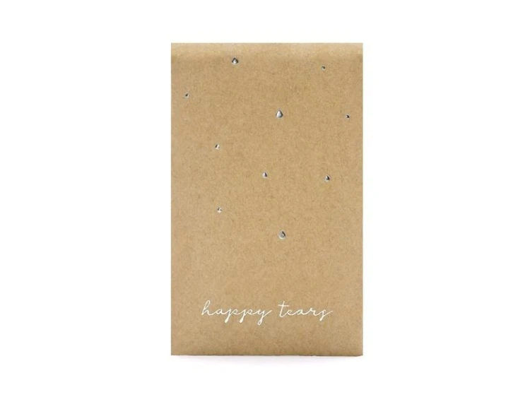 Chusteczki higieniczne Happy tears srebrny 10szt