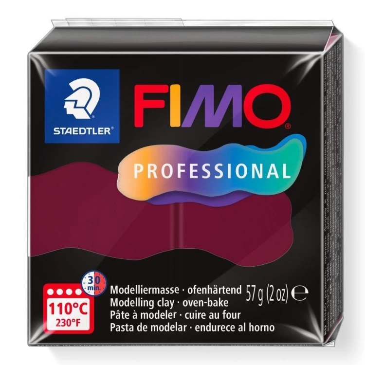 Masa termoutwardzalna Fimo 57g bordowy, Staedtler
