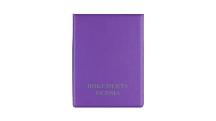 Okładka na dokumenty ucznia pion violet, Biurfol