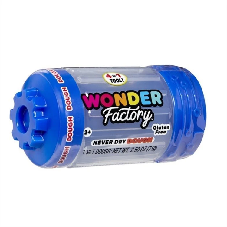 Wonder Factory Never Dry Dough Singles - Blue, MGA