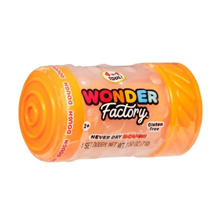Wonder Factory Never Dry Dough Singles - Orange