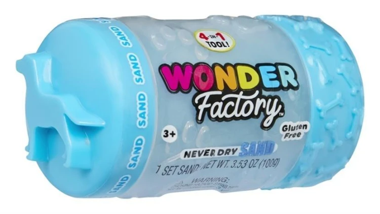 Wonder Factory Never Dry Sand Singles - Blue, MGA
