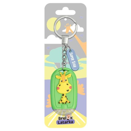 Brelok 3D z latarką - Super Star, Be-Happy Gifts