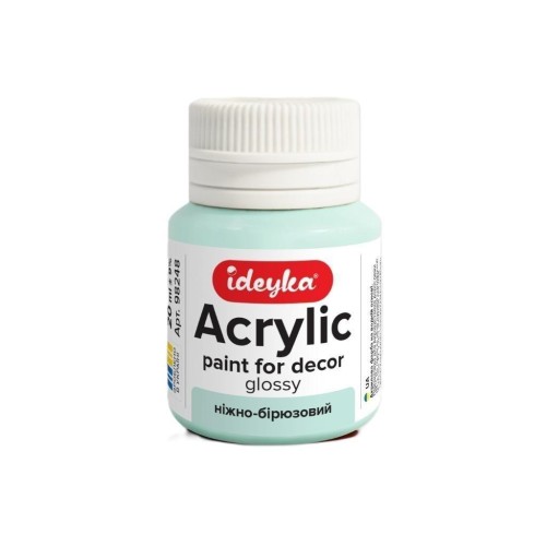 Farba akrylowa Delikatny turkus 20ml, Ideyka