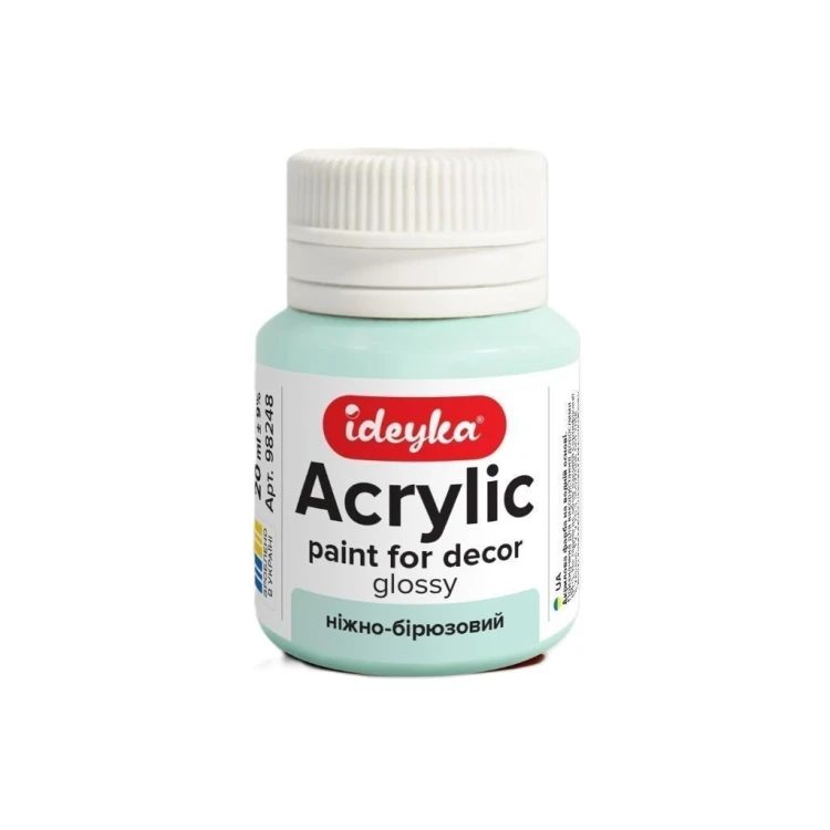 Farba akrylowa Delikatny turkus 20ml, Ideyka