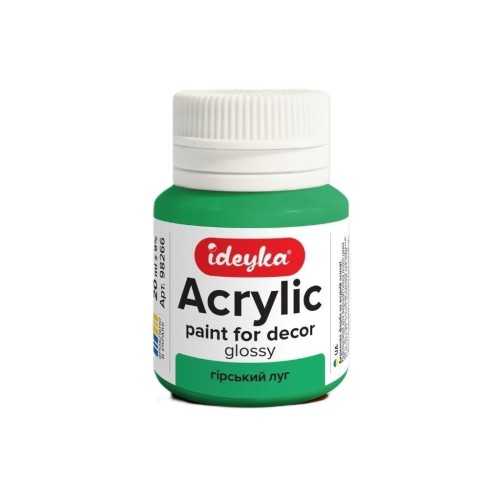 Farba akrylowa Górska łąka 20ml, Ideyka